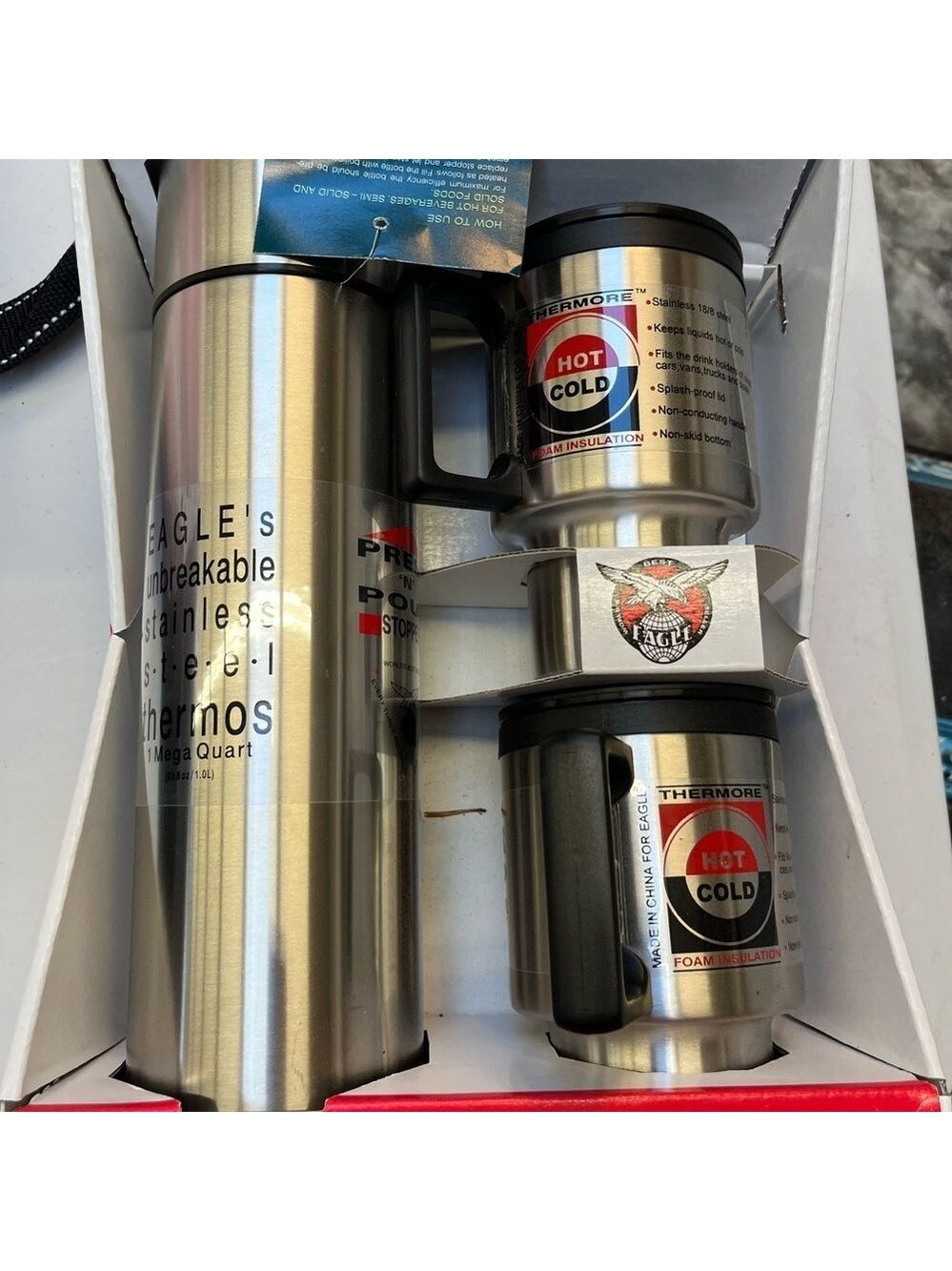 Eagles Stainless steel 3 Piece Gift set Thermos